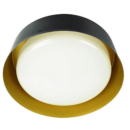 Westgate LED Multi-CCT Modern Flush Mount Drum Lights, 30W, 3000K/4000K/5000K, 2800LM, 120-277V, 16 inch FCD-16-MCT-BG